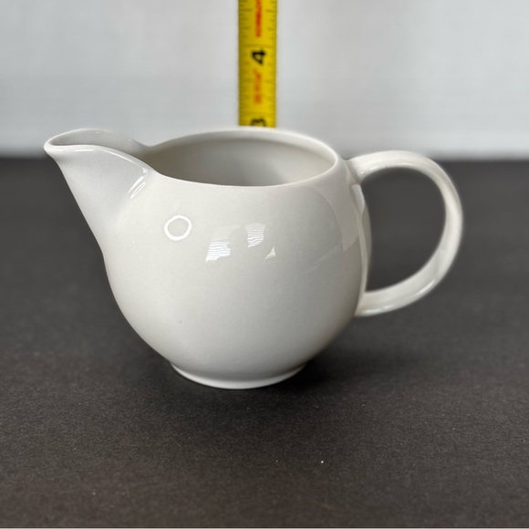 White Ceramic Creamer/Syrup Little Pitcher from IKEA OF SWEDEN LikeNew Farmhouse - Picture 8 of 9
